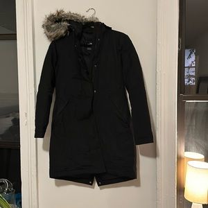 North face winter coat. She’s warm!!